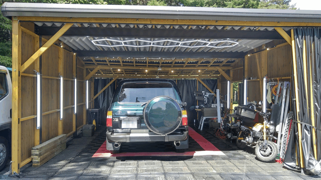 ランクル　ステアリングリペア